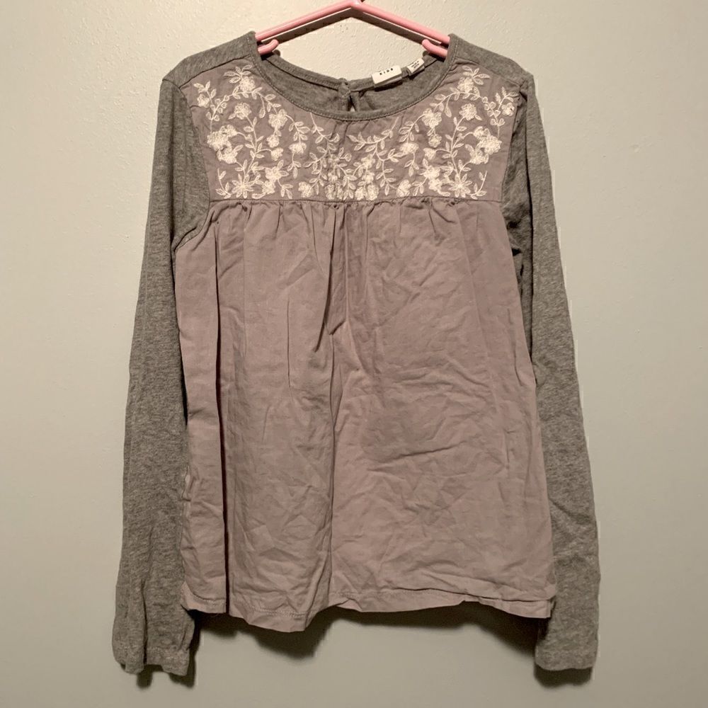 Girl's Floral Gap Shirt 